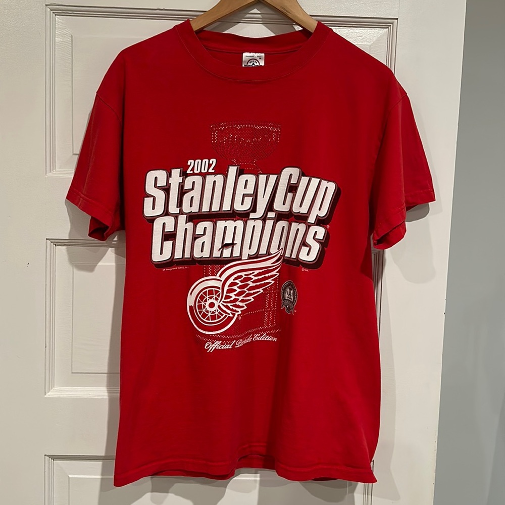 Vintage Red Wings Stanley Cup Tee
